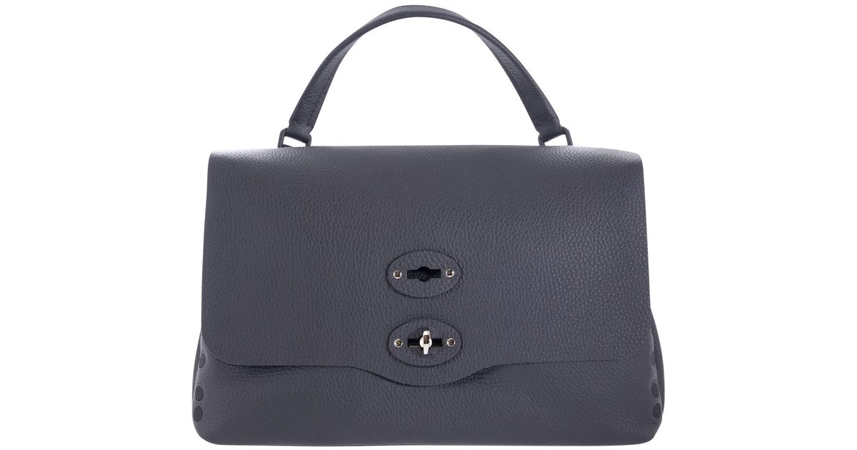 Zanellato Leather Postina - S Pure Bag in Blue | Lyst