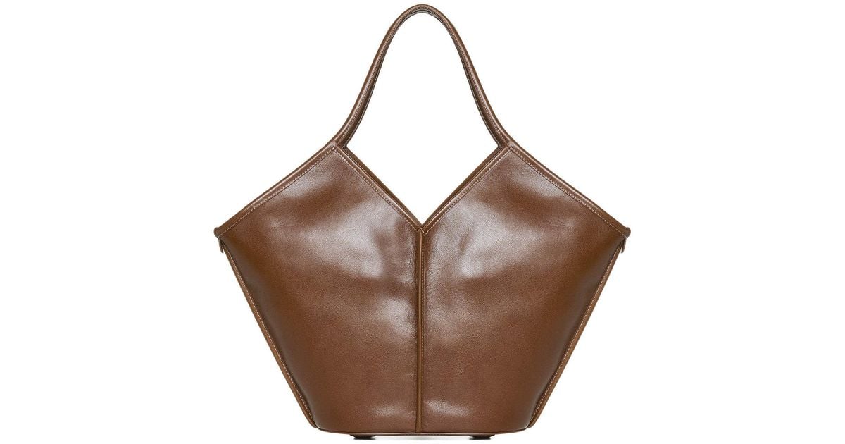 HEREU Canvas 2WAY Plain Leather Shoulder Bags (WBS21CAMI002)