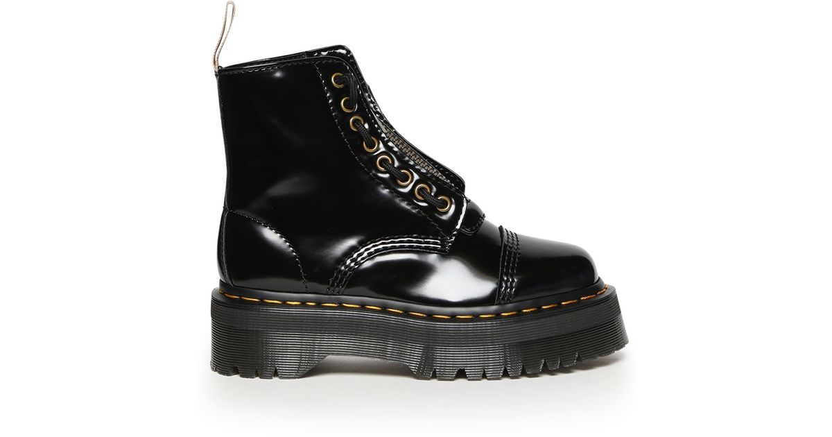 Martens Sinclair Vegan Platform Boots in Black Lyst UK