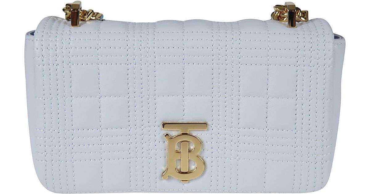 Burberry Lola Crossbody Bag in Pale Blue (Blue) | Lyst