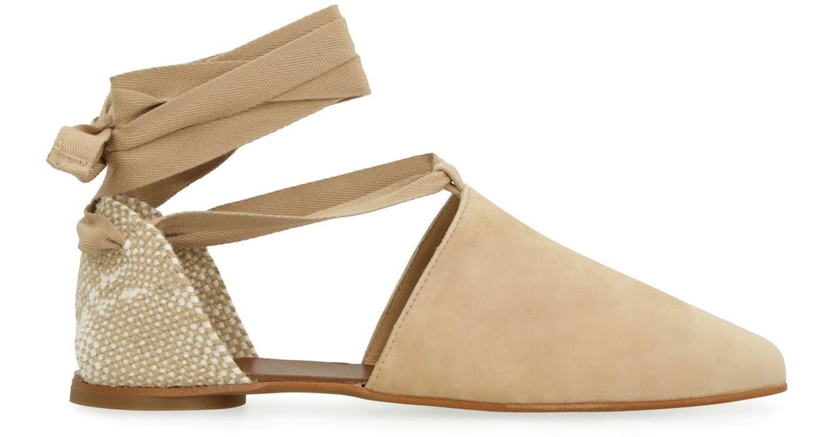 Castañer Gala Suede Espadrilles in Natural Lyst