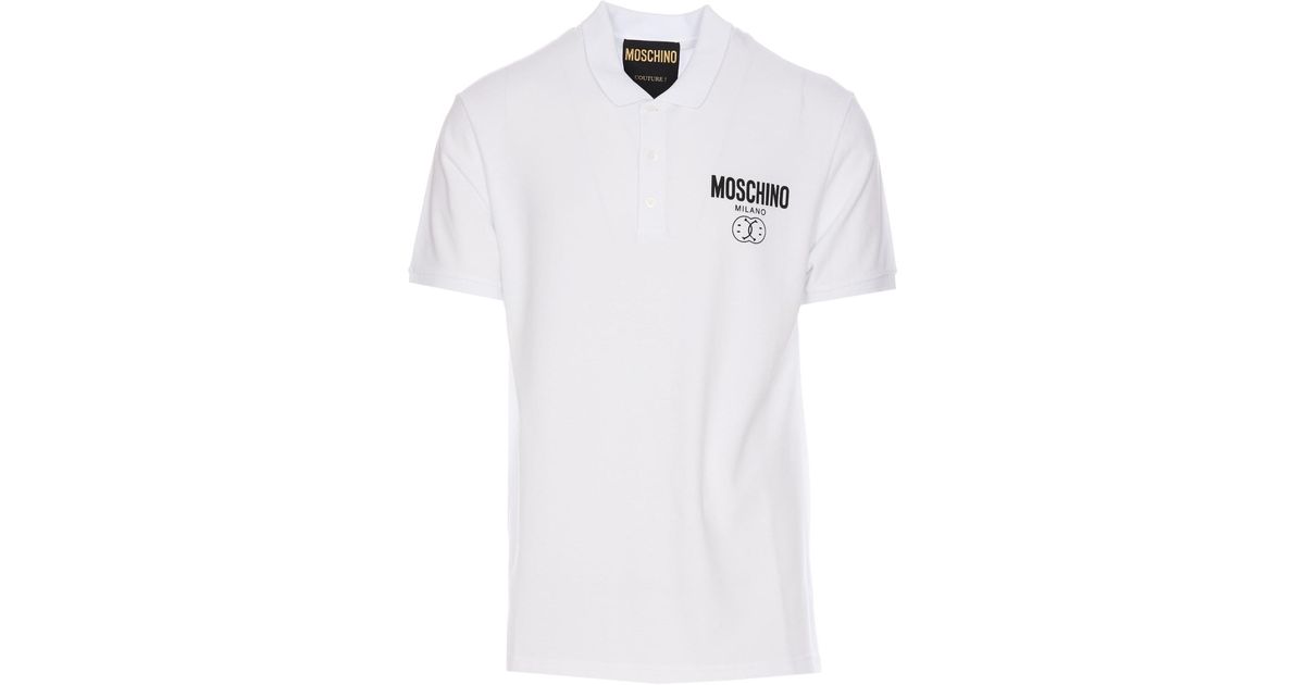 Moschino T-shirts And Polos in White for Men | Lyst