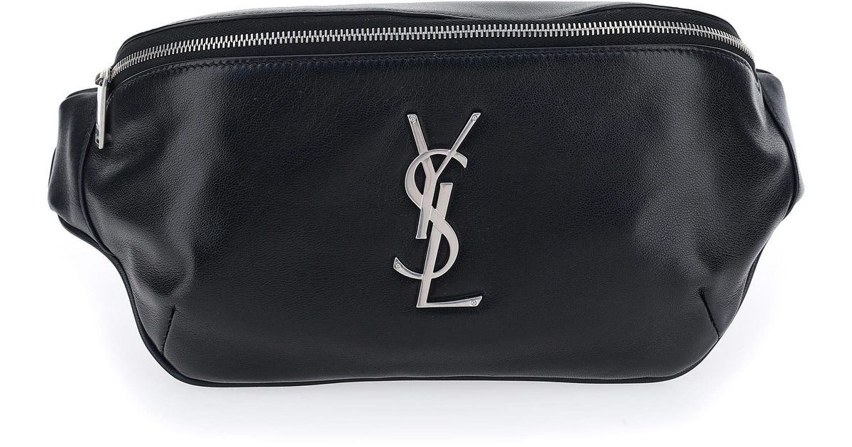Saint Laurent Belt Bag in Black for Men Lyst