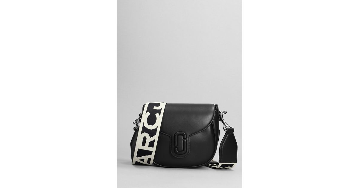 Marc Jacobs The Small Saddle Bag Shoulder Bag In Black Leather Lyst UK