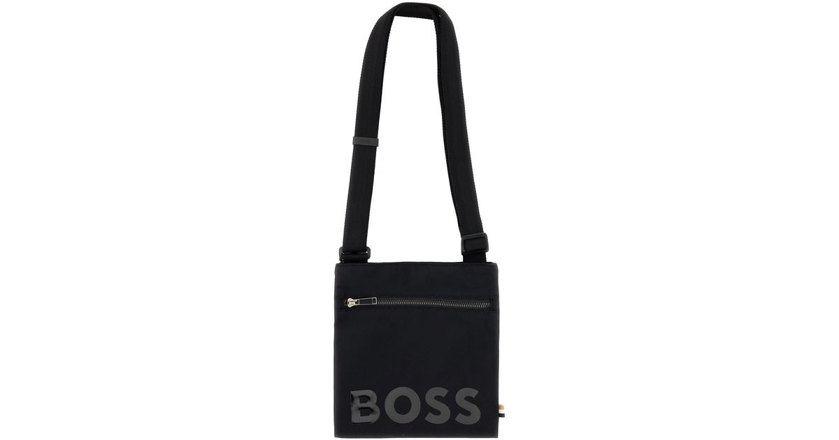 BOSS by HUGO BOSS Shoulder Bag With Logo in Black for Men Lyst