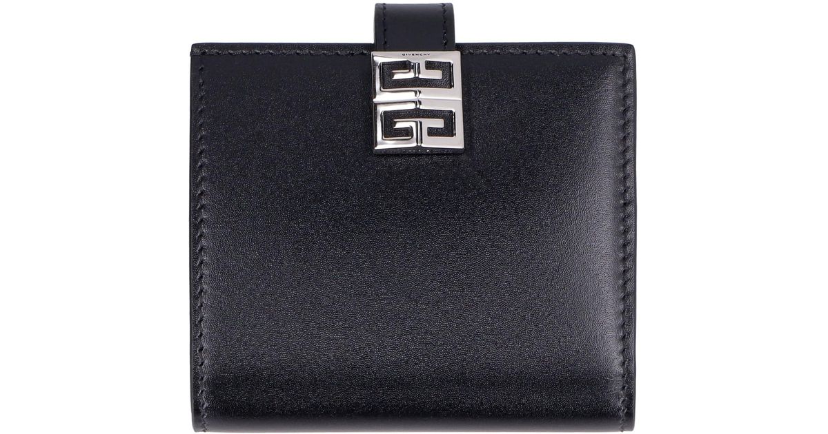 Givenchy 4g Leather Wallet in Black - Save 9% - Lyst