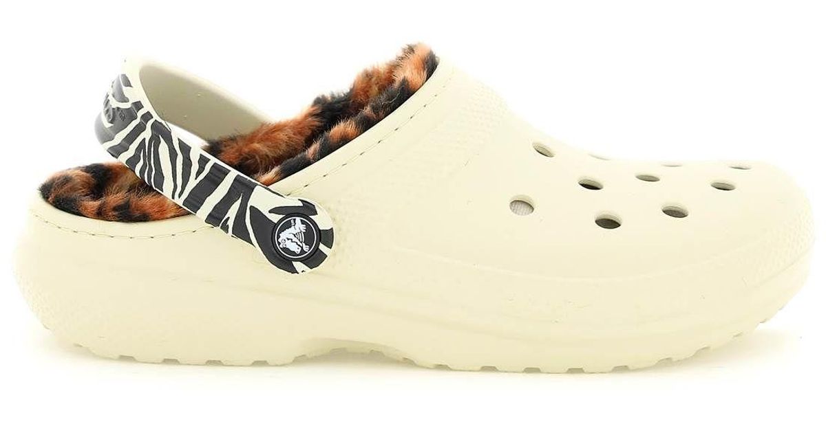 Crocs™ Animal Remix Classic Lined Clogs in Yellow Cream (Natural) Lyst