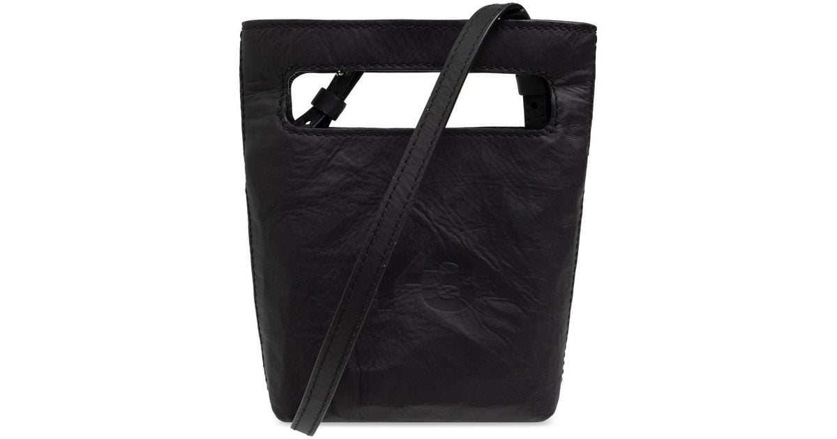 Y-3 Shoulder Bag With Logo in Black | Lyst