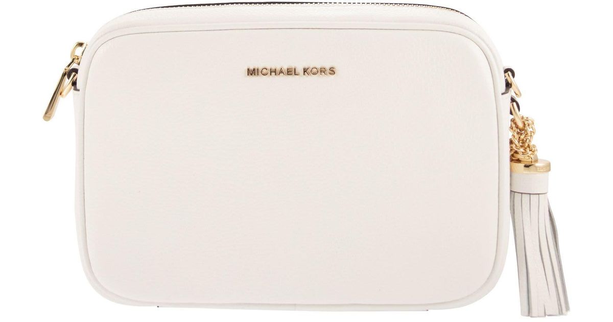 MICHAEL Michael Kors Ginny - Borsa A Tracolla In Pelle in Natural | Lyst