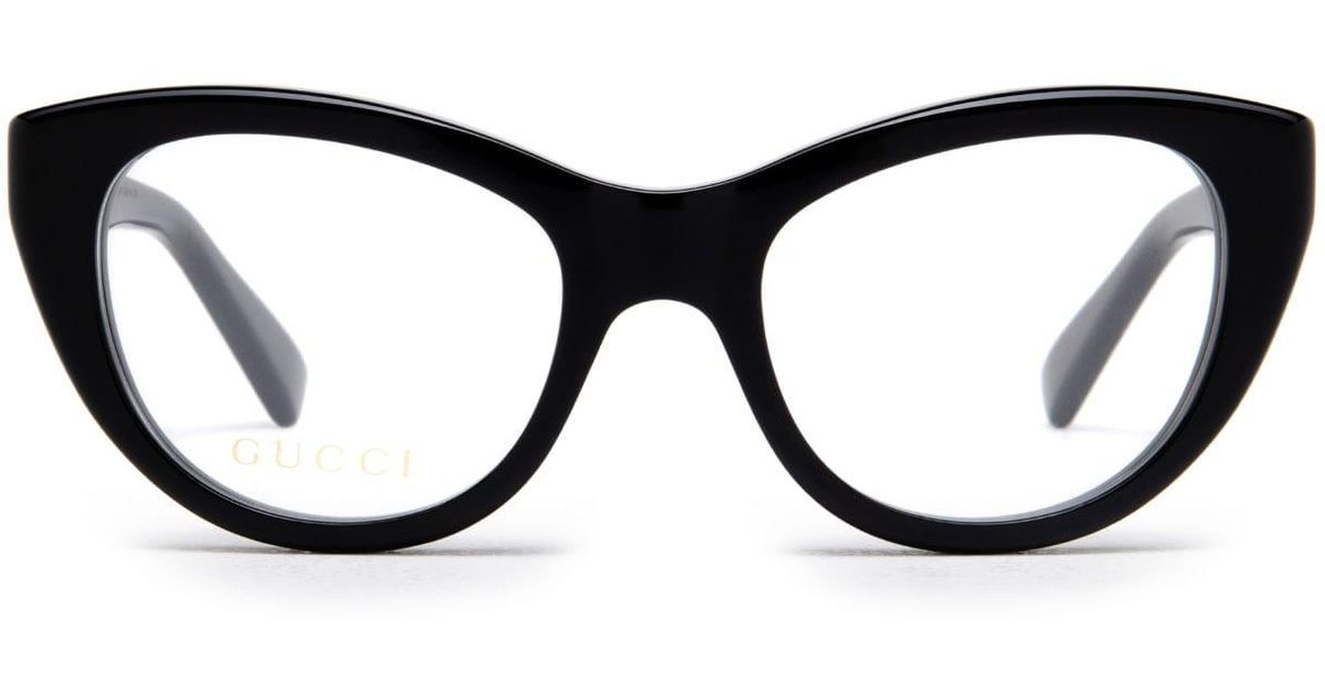 Gucci Eyeglasses in Black | Lyst