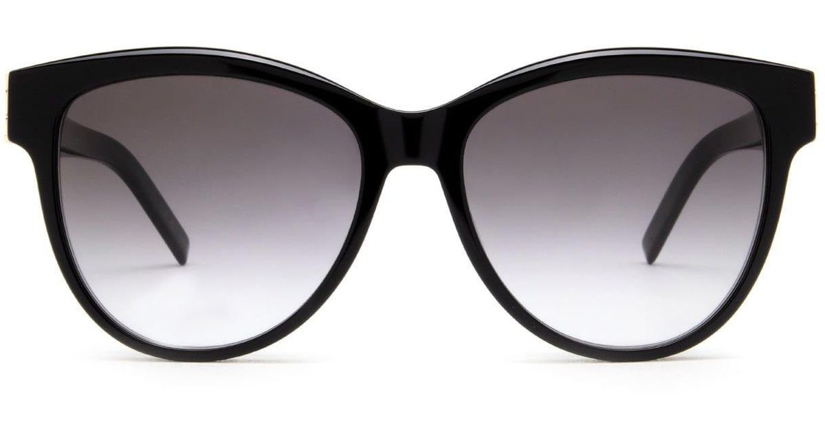Saint Laurent Sl M107 Black Sunglasses | Lyst