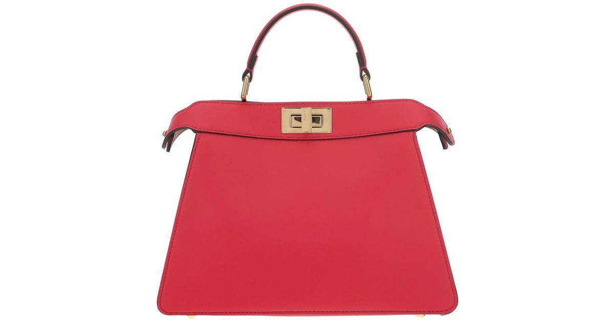 Fendi Peekaboo Bag in Red Lyst