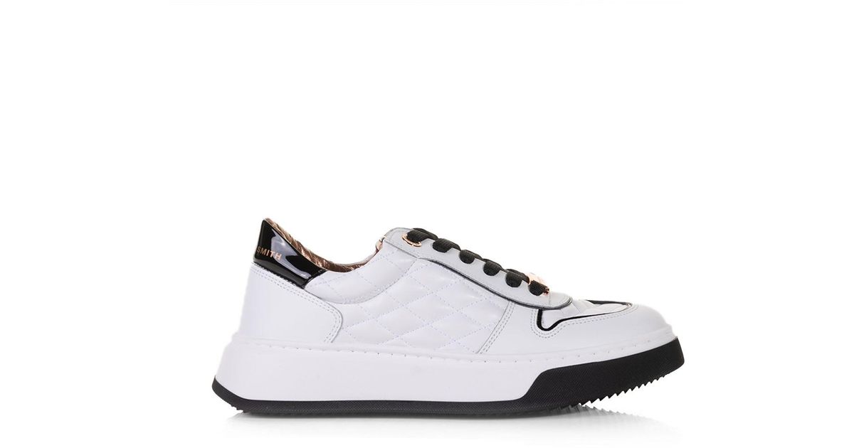 Alexander Smith Wembley Leather Sneaker in White | Lyst