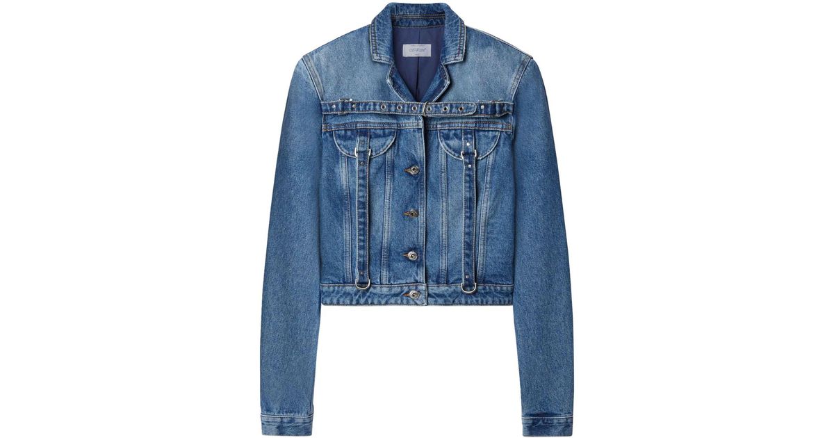 Supreme 2-Tone Paneled Denim Jacket