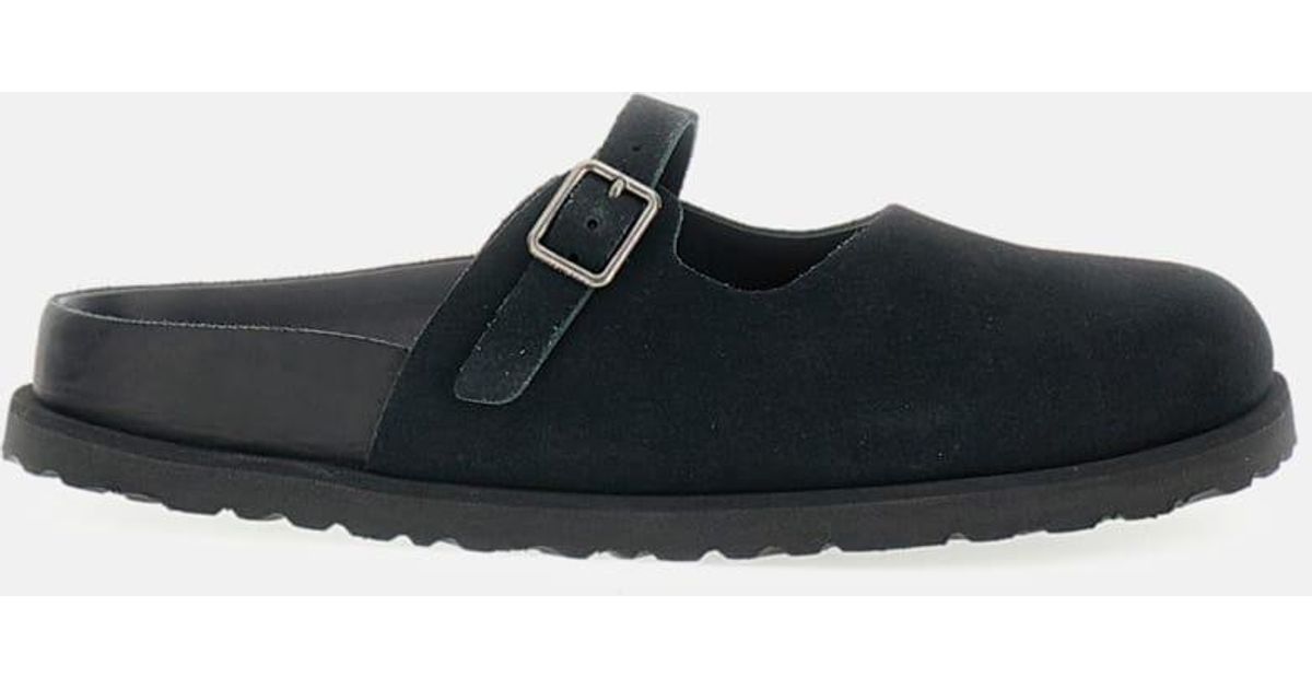 Birkenstock 1774 Becomes Berlin Maria Suede in Black Lyst