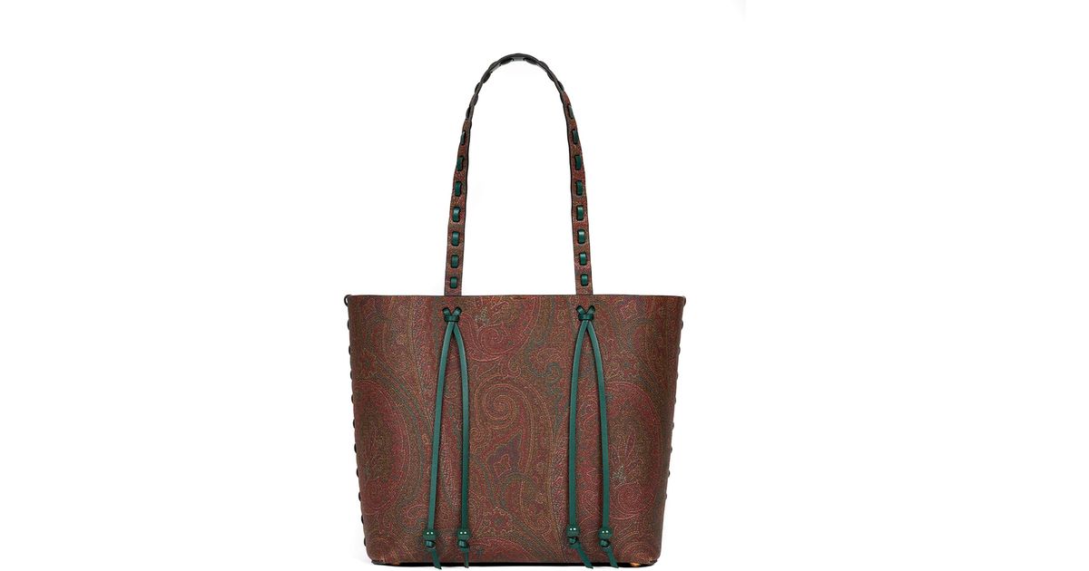 Etro Large Arnica 1984 Tote Bag in Brown | Lyst
