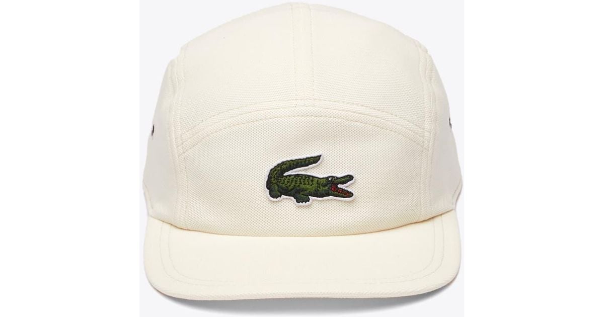 lacoste five panel cap