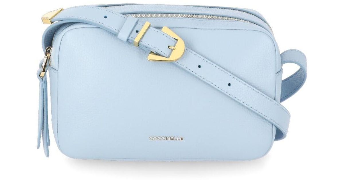 Coccinelle Gleen Shoulder Bag in Blue | Lyst