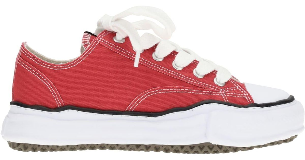 Maison Mihara Yasuhiro Sneakers in Red | Lyst