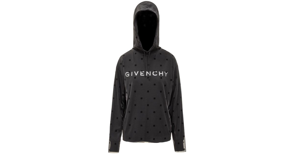 Givenchy paris clearance contrasting stitching hoodie