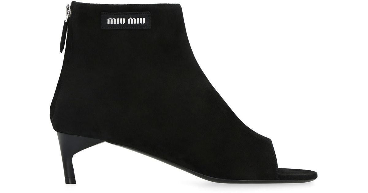 Miu Miu Boots in Black | Lyst