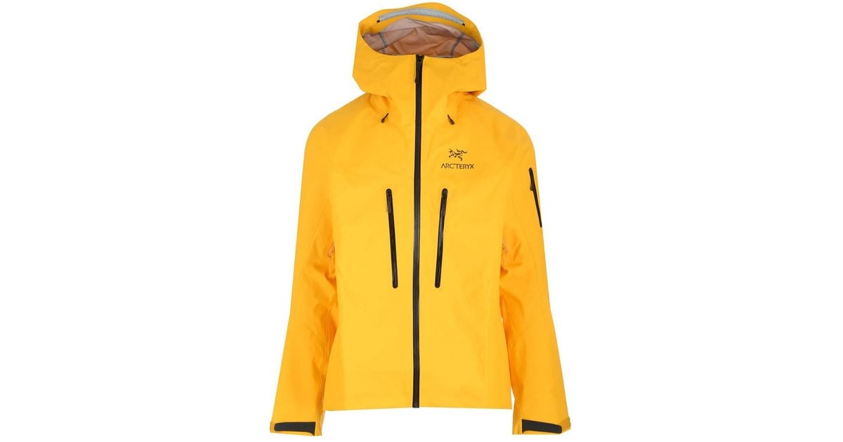 Arc'teryx Alpha Sv Jacket in Yellow for Men | Lyst