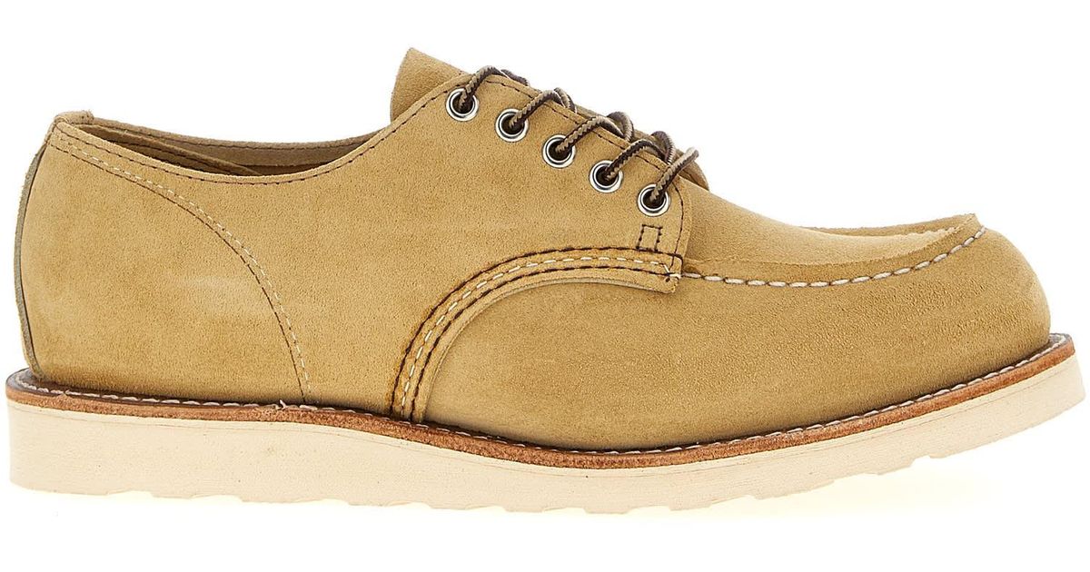 Red Wing Men's Mocassino Shop Moc Oxford Brown