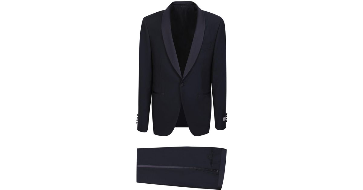 Canali Classis Blue Tuxedo From , Stand Out In Mohair With A Classic ...