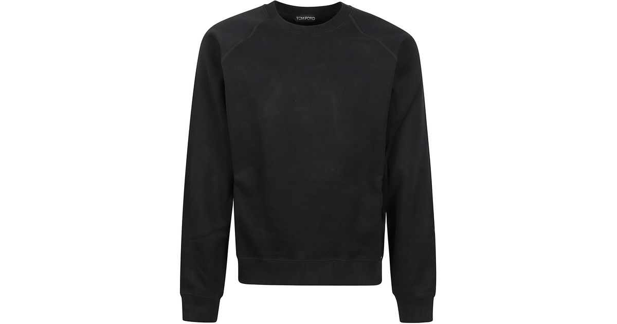 【送料&関税込】Tom Ford Round Neck Sweatshirt TOM FORD Merino Wool crew-neck Sweater | Blue | FARFETCH