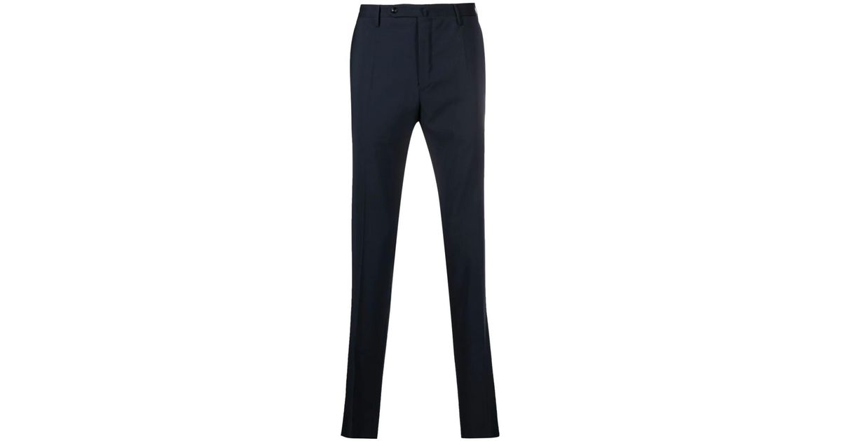 Incotex Venezia 1951 Tropical Wool 130`s Slim Fit Pants in Dark Blue ...