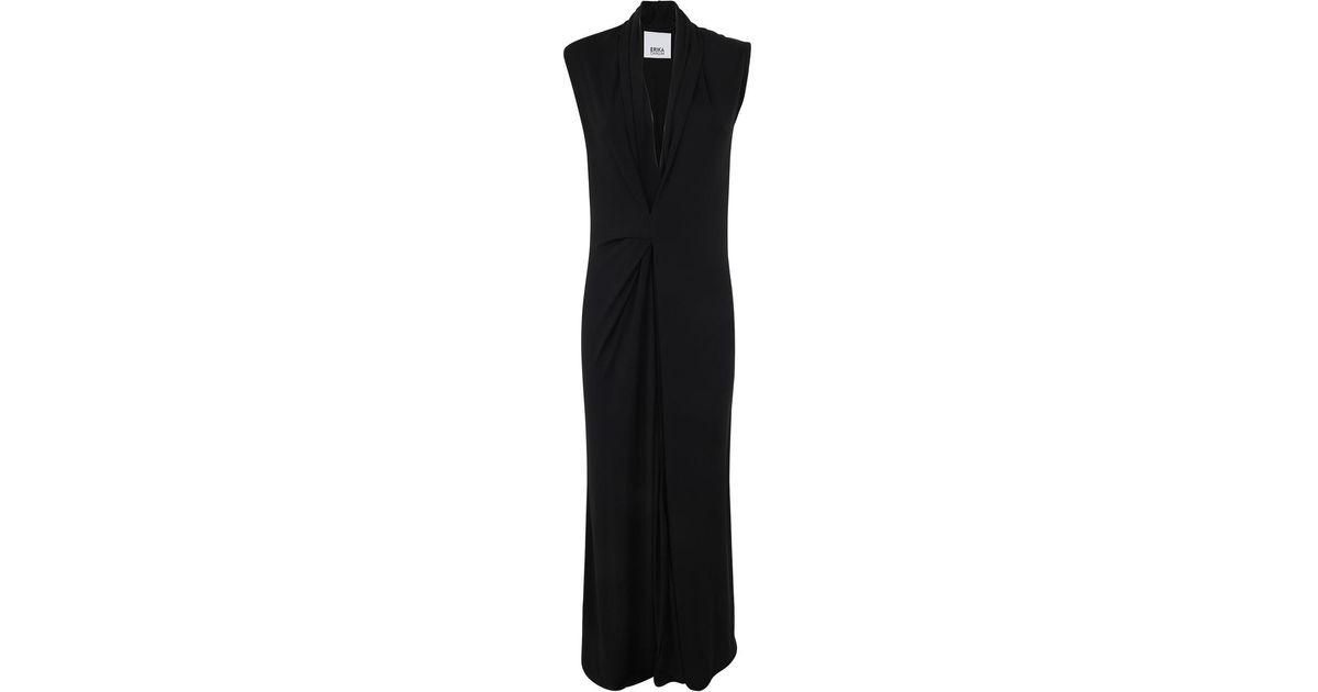 Erika Cavallini Semi Couture Elena Dress in Black | Lyst