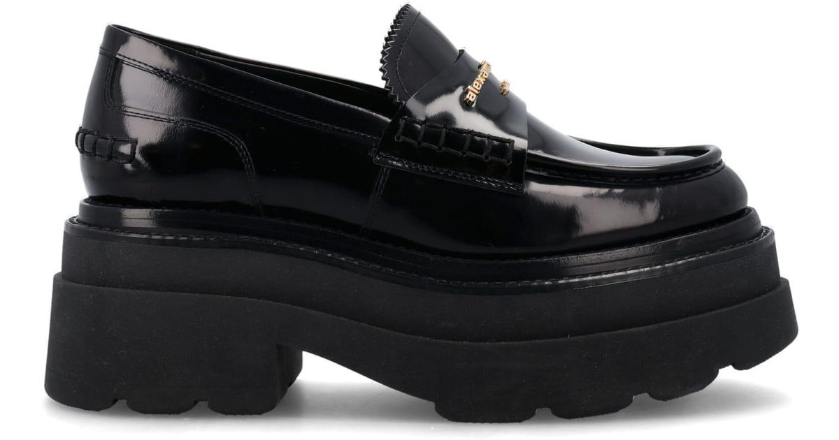 carter platform loafer in leather