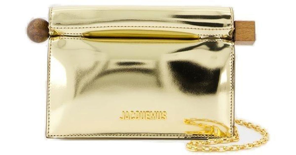 【ジャックムス】 Clutch Bags クラッチバッグ JACQUEMUS Pochette small embellished leather clutch | NET-A