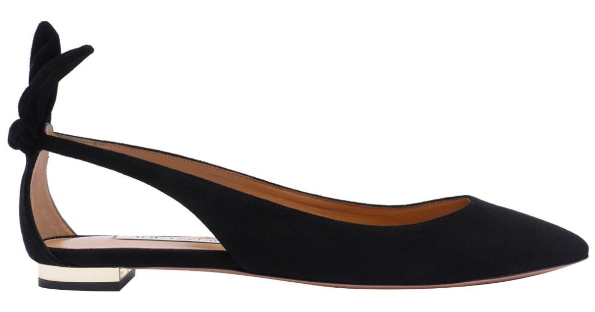 aquazzura bow tie ballet