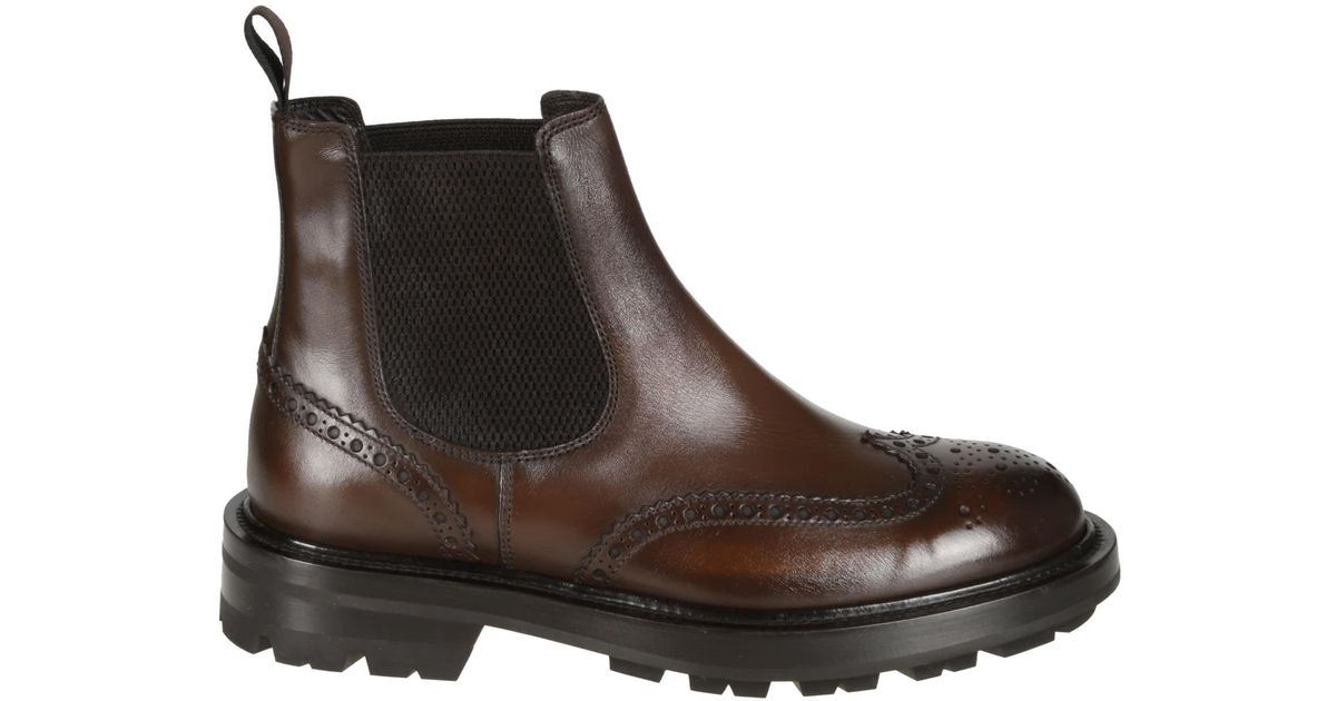 Mens designer brown clearance boots