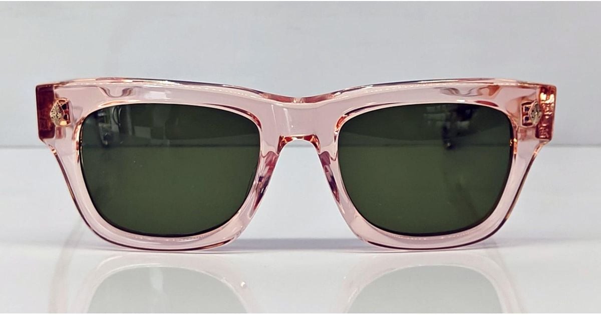 Chrome Hearts Dick Fitzener E51 - Pink Crystal - Pink Sunglasses