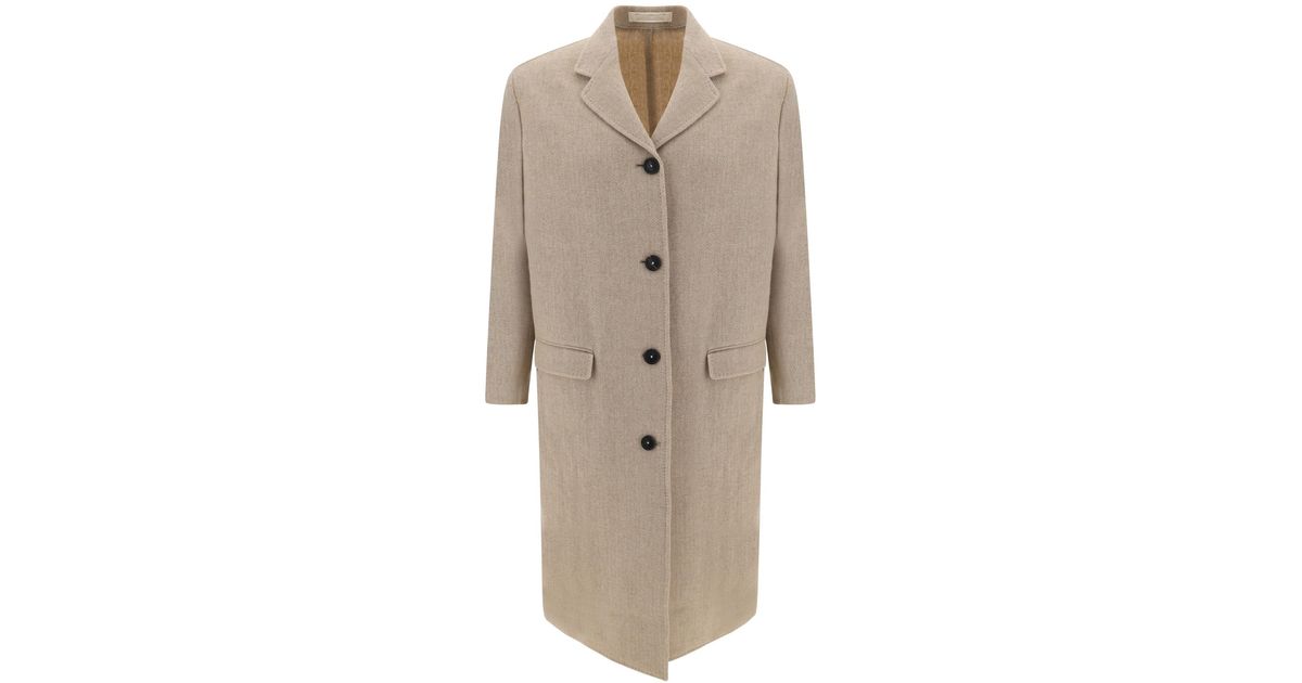 Massimo Alba Gwen Duster Coat in Natural | Lyst