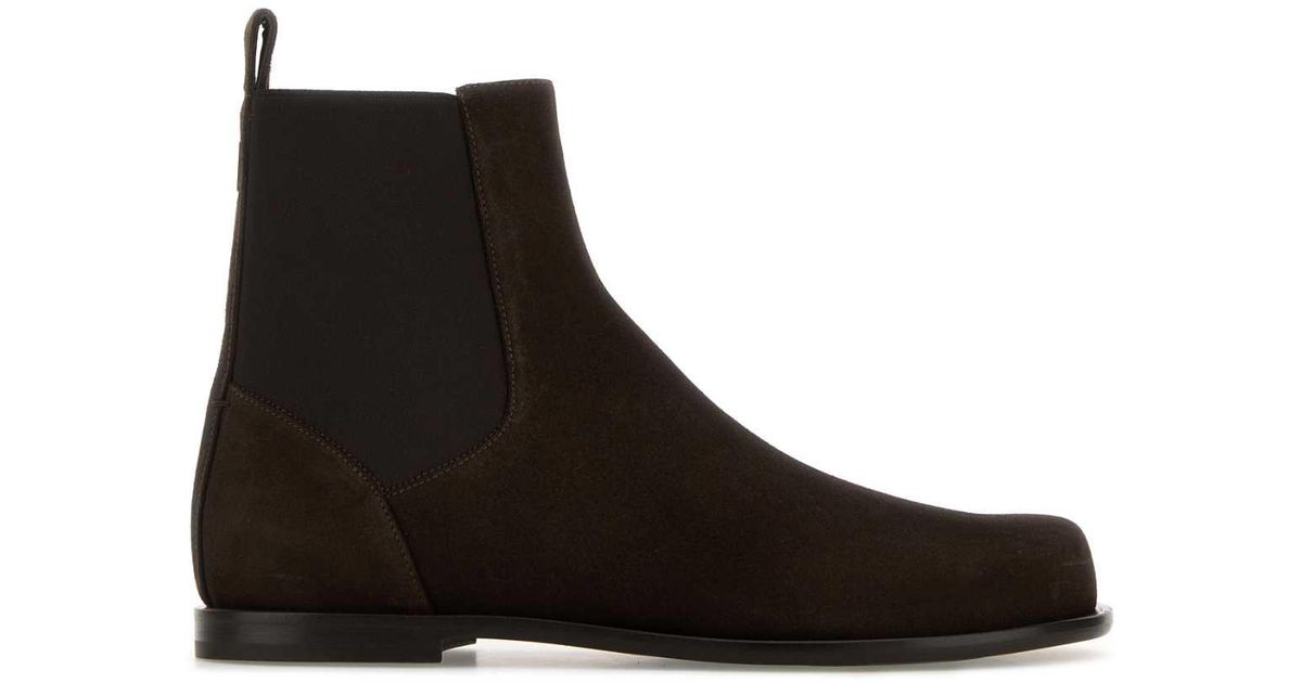 Fendi Suede Chelsea Ankle Boots in Black for Men | Lyst display picture 3