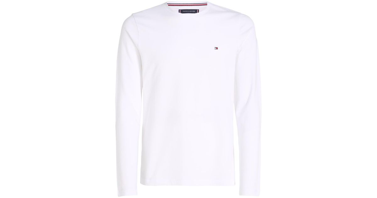 Tommy hilfiger on sale long sleeve white