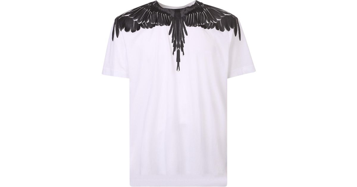 Marcelo Burlon Cotton Icon-wings Motif T-shirt in White for Men | Lyst