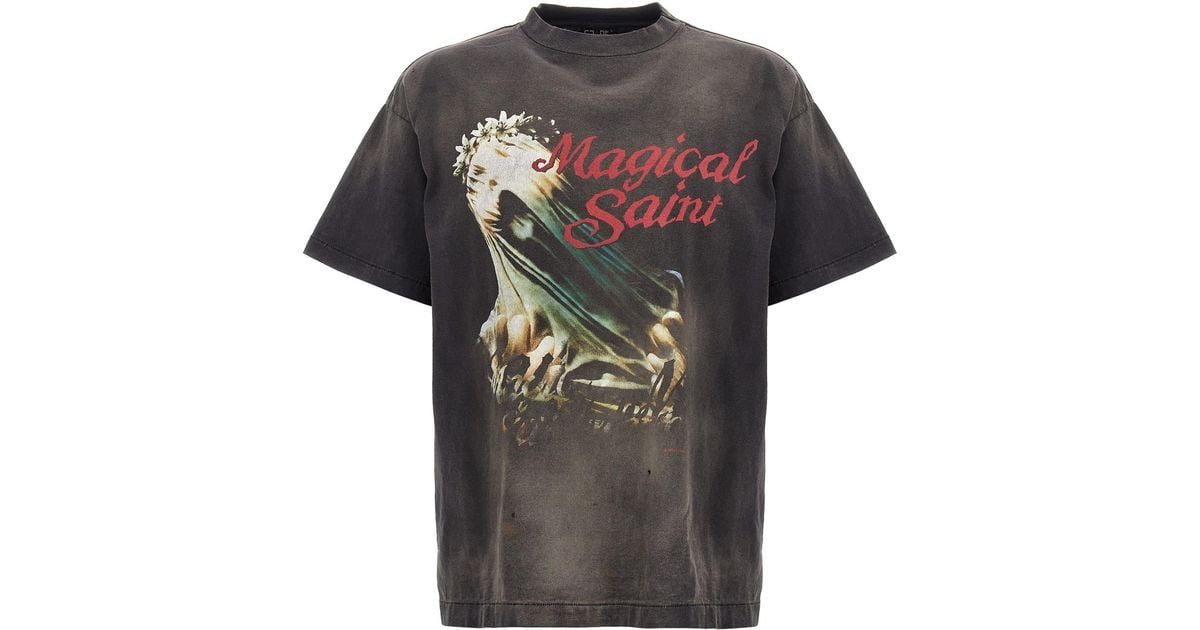 SAINT Mxxxxxx Magical Saint T-Shirt in Black for Men | Lyst SAINT Mxxxxxx Magical Saint T-Shirt in Black for Men | Lyst