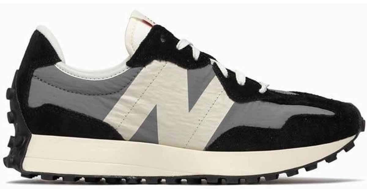 New Balance Suede Sneakers Ms327ci in Black/Cream (Black) for Men | Lyst