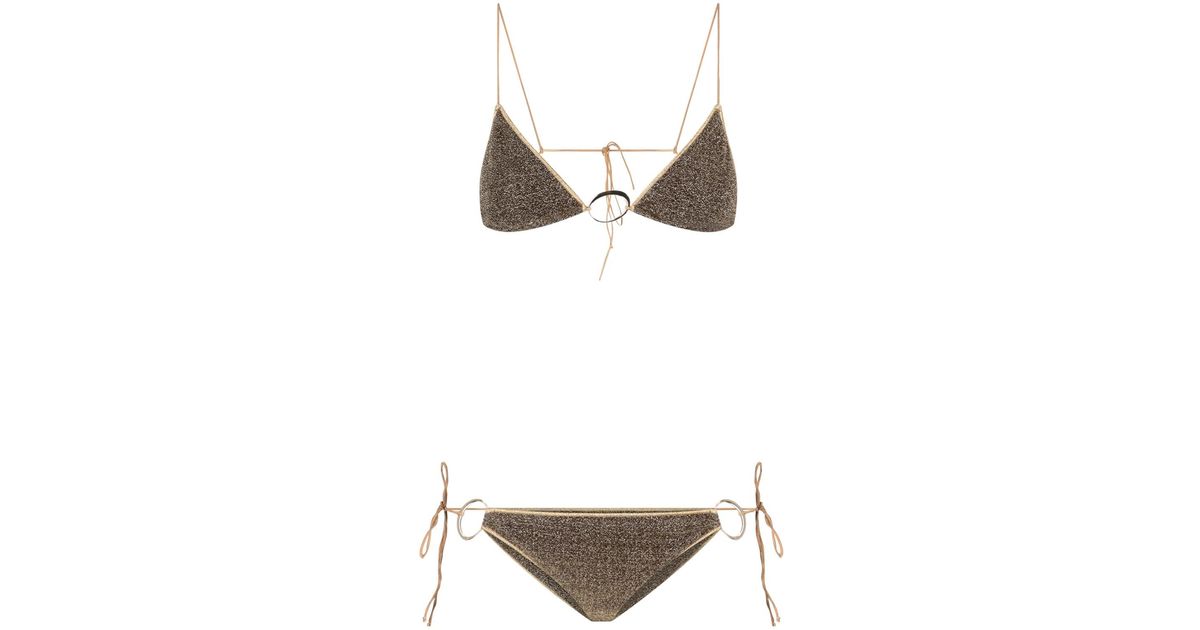 Oséree Swimwear in Gold (Metallic) | Lyst