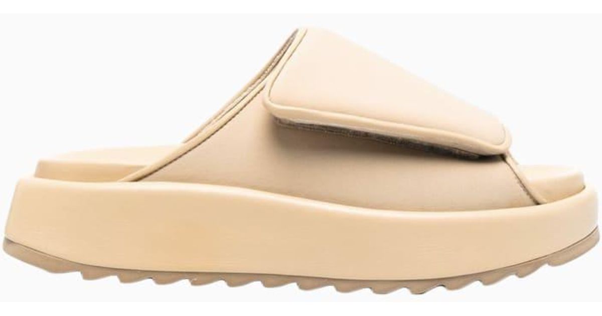 Gia Borghini Gia 1 Leather Slides - Lyst