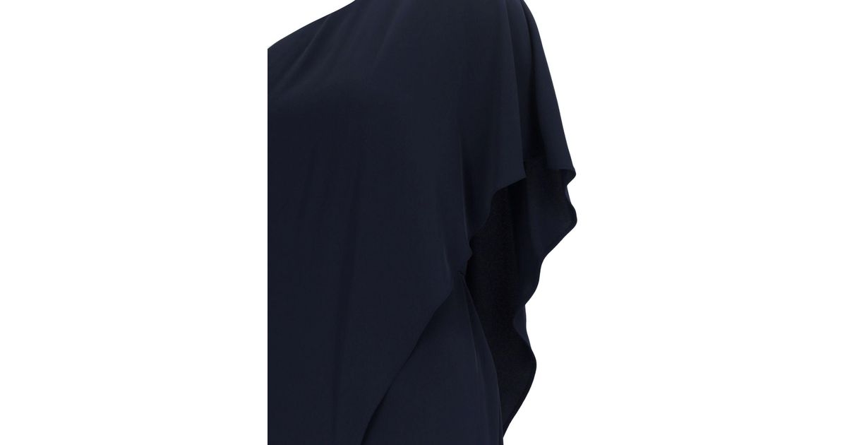 Polo Ralph Lauren Asymmetric One-Piece Jumpsuit in Blue