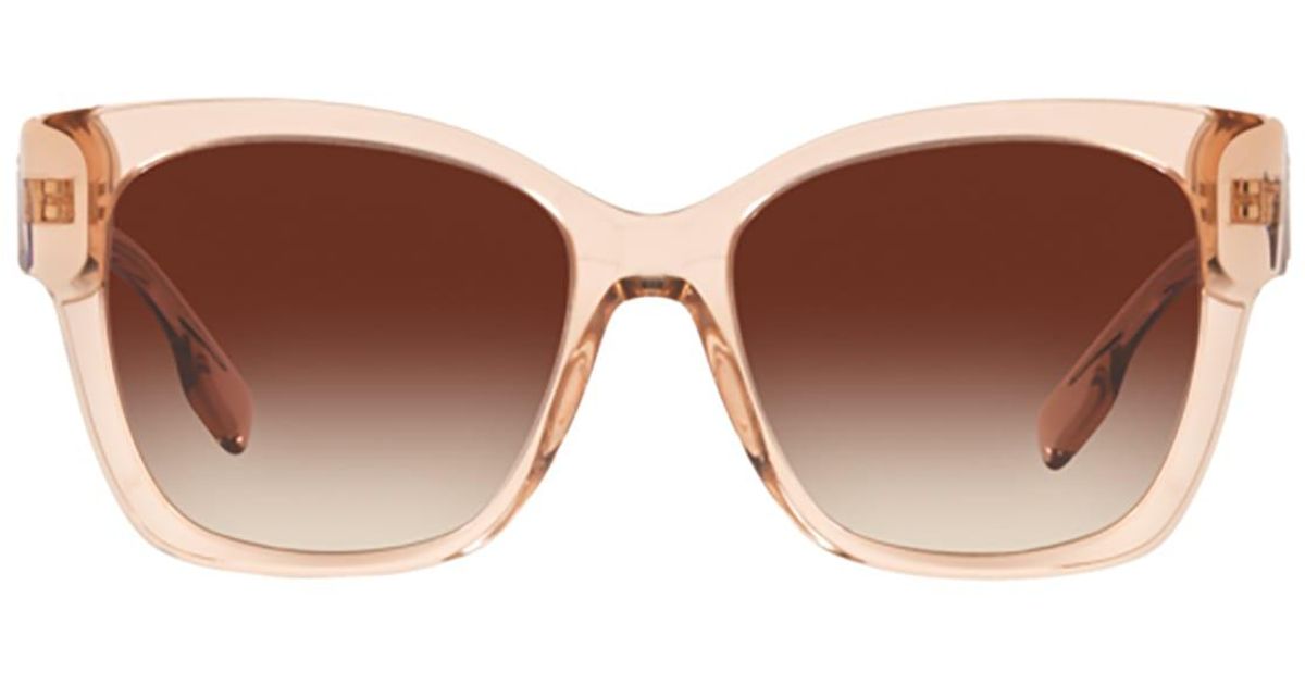 Burberry Be4345 Peach Sunglasses in Orange Lyst