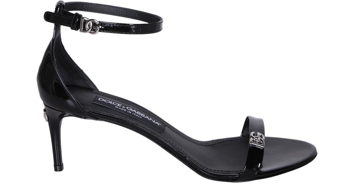 105mm Keira Patent Leather Sandals