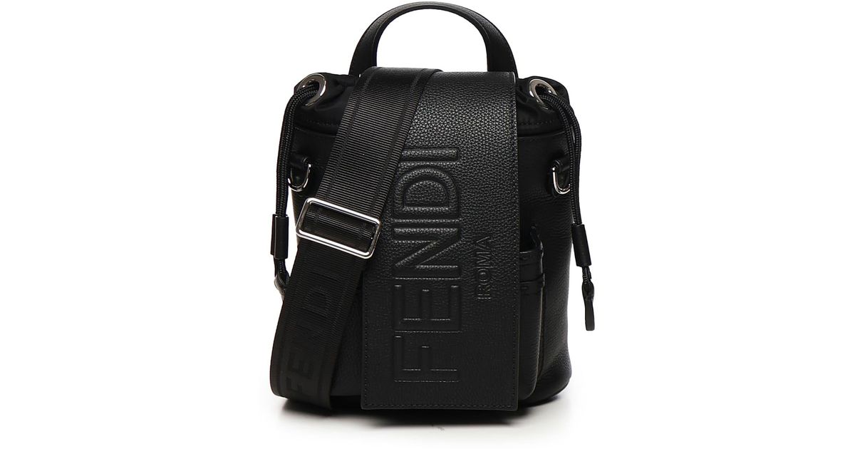 Fendi Strike Mini Backpack in Black for Men | Lyst