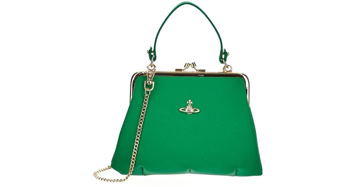 かえ様　ViVienne Westwood hand bag Orb green かえ様 ViVienne Westwood hand bag Orb green - メルカリ