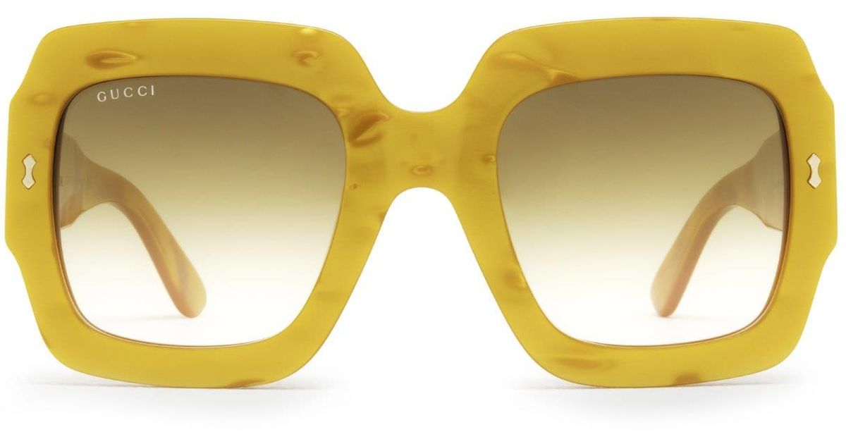 yellow lens gucci sunglasses